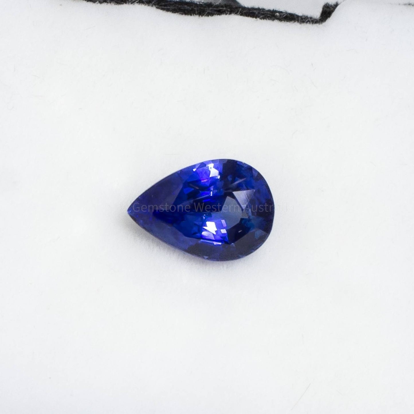 2.10 CT NATURAL  VIVID BLUE SAPPHIRE PEAR  CUT
