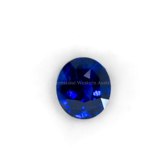 2.02 CT NATURAL HEATED BLUE SAPPHIRE - OVAL CUT