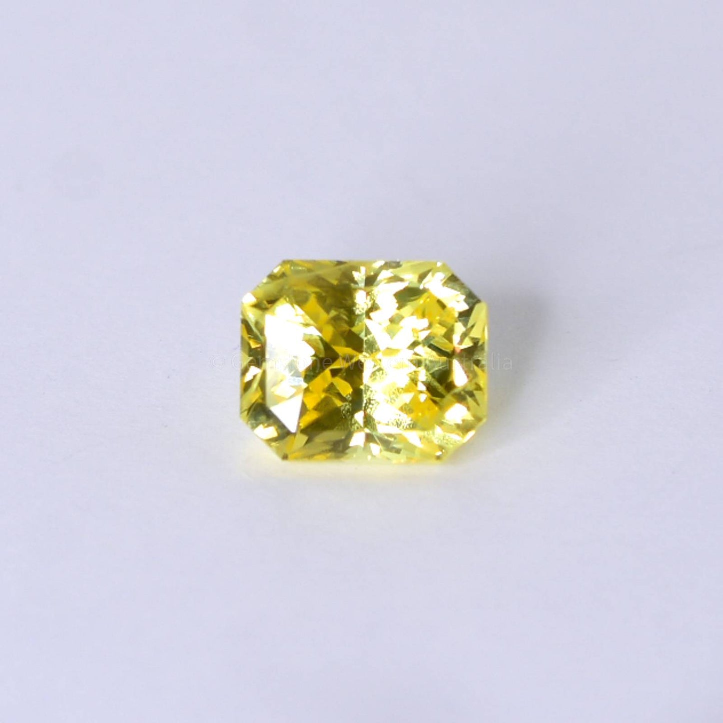 2.94 CT NATURAL YELLOW SAPPHIRE RADIANT MIX CUT UNHEATED