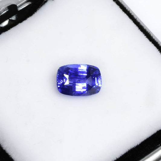 2.02 CT NATURAL CORNFLOWER BLUE SAPPHIRE CUSHION CUT