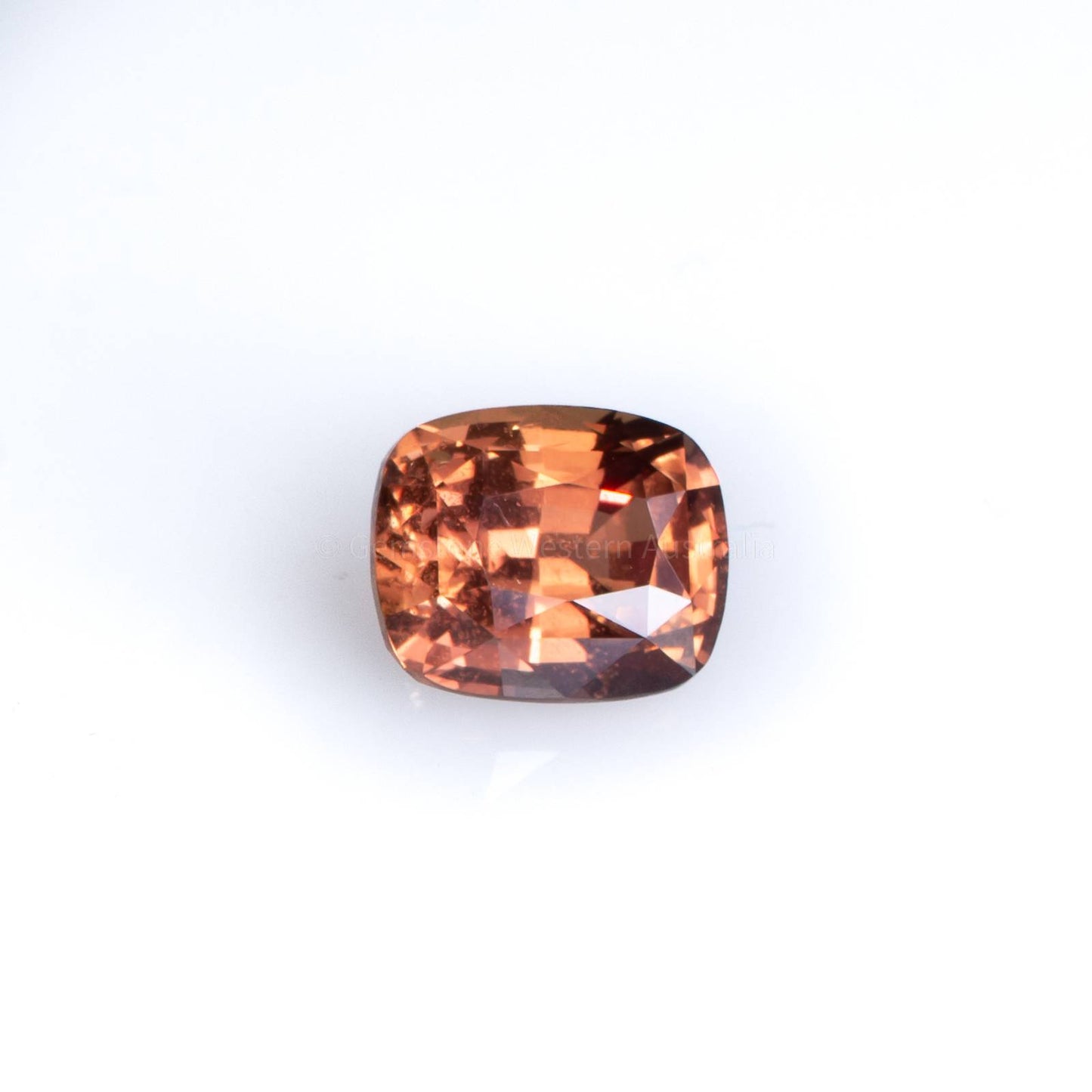 3.03 CT UNHEATED NATURAL PADPARADSCHA CUSHION CUT CERTIFIED