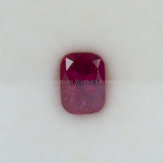 1.53 Ct Natural Unheated Ruby - Rectangular Cushion Cut