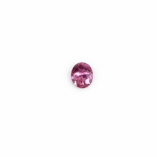 0.86 ct unheated natural padparadscha sapphire, oval mixed cut, certified