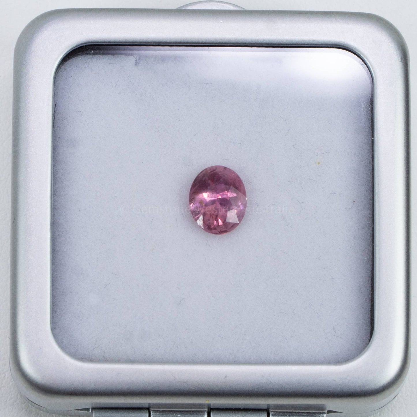 0.86  CT UNHEATED NATURAL   PADPARADSCHA OVAL MIX CUT  CERTIFIED