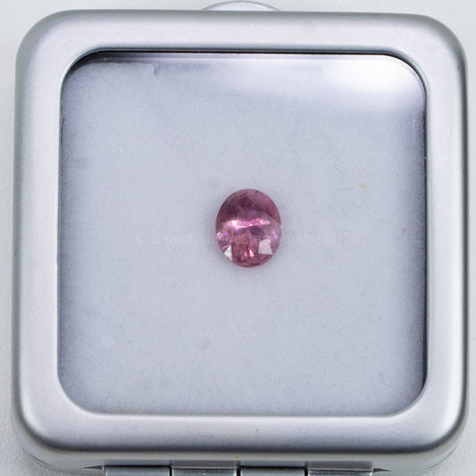 0.86  CT UNHEATED NATURAL   PADPARADSCHA OVAL MIX CUT  CERTIFIED