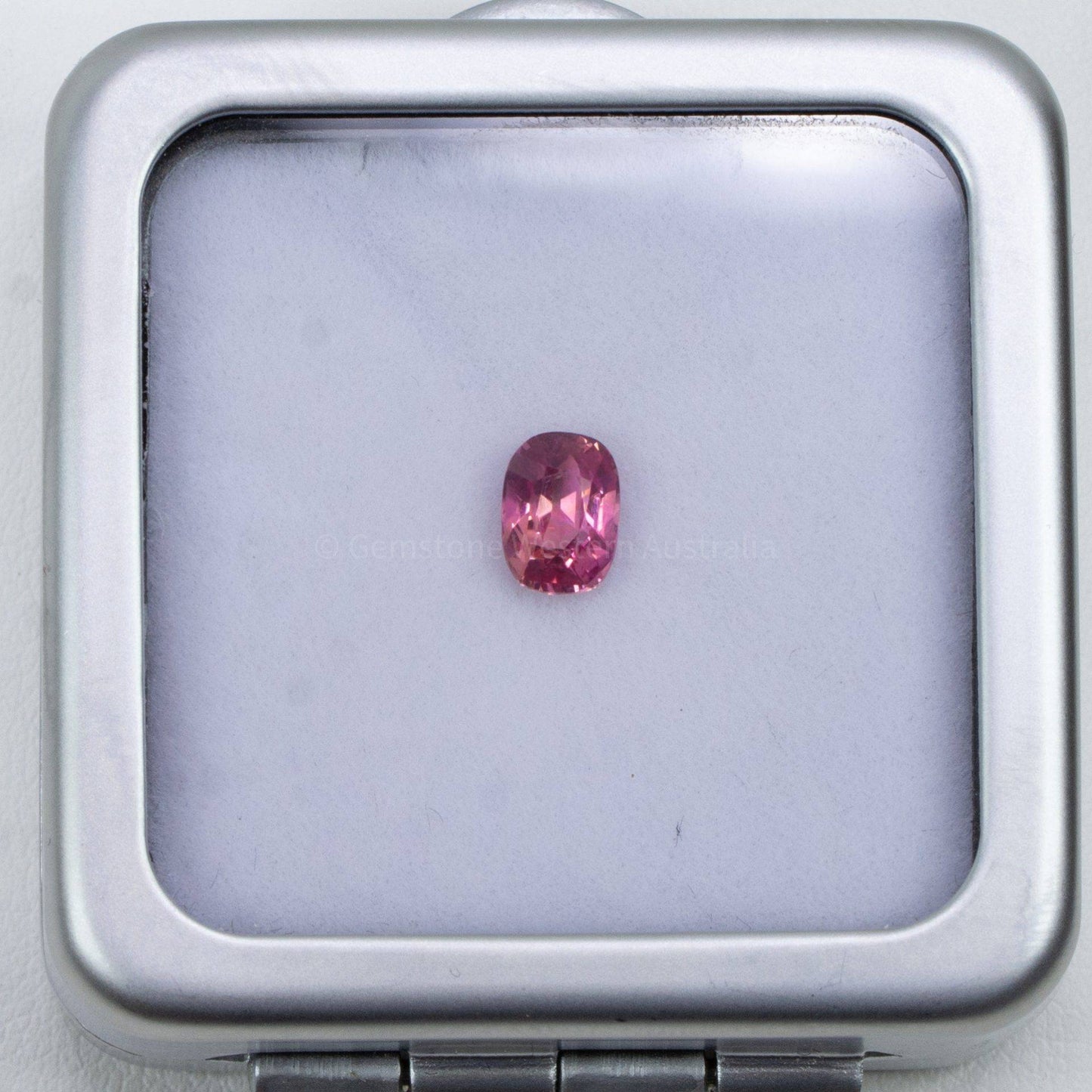 0.95  CT UNHEATED NATURAL   PADPARADSCHA CUSHION  CUT  CERTIFIED