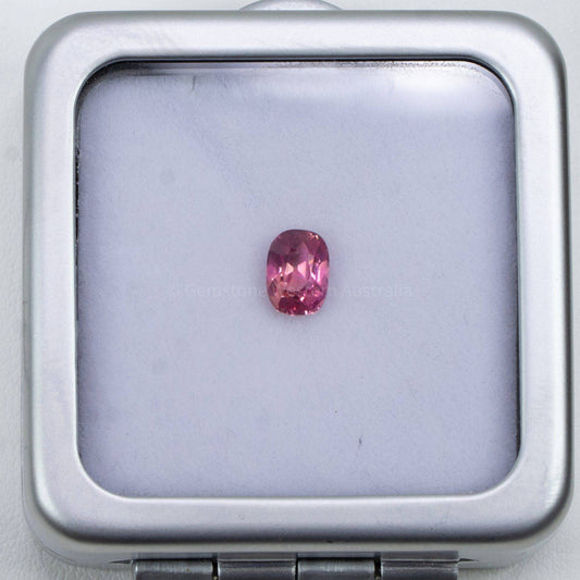 0.95  CT UNHEATED NATURAL   PADPARADSCHA CUSHION  CUT  CERTIFIED