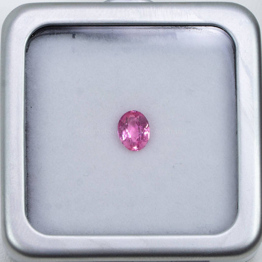 0.82  CT UNHEATED NATURAL   PADPARADSCHA  OVAL MIX  CUT  CERTIFIED