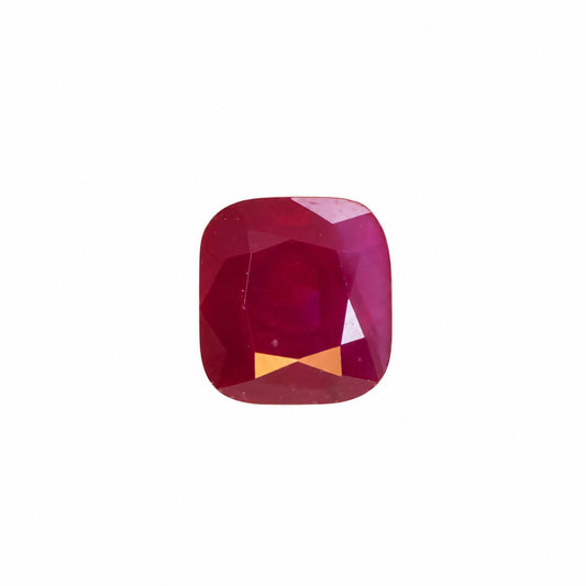 2.03 ct natural unheated ruby, cushion cut loose gemstone