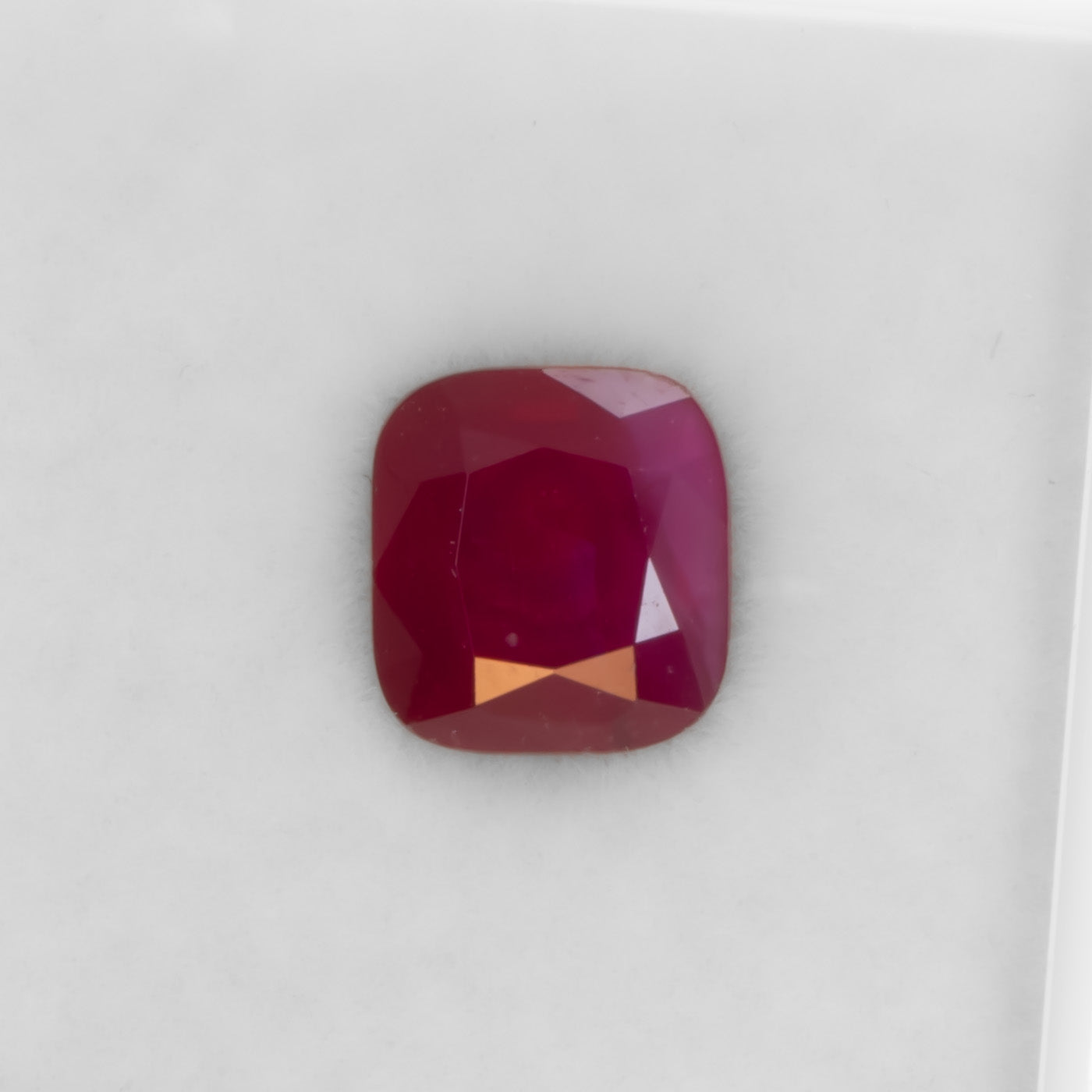2.03 CT NATURAL UNHEATED RUBY - CUSHION CUT