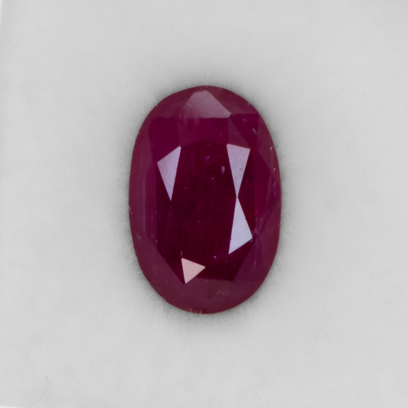 3.07 CT NATURAL UNHEATED RUBY - OVAL CUT