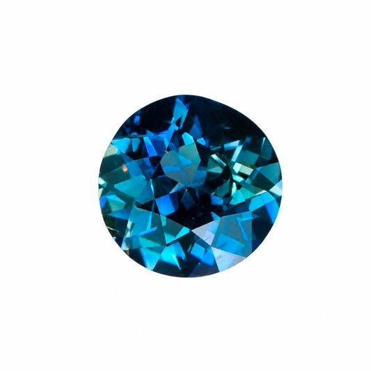 1.78 ct unheated natural teal sapphire, certified