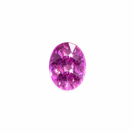 1.01 ct natural pink sapphire, oval cut loose gemstone
