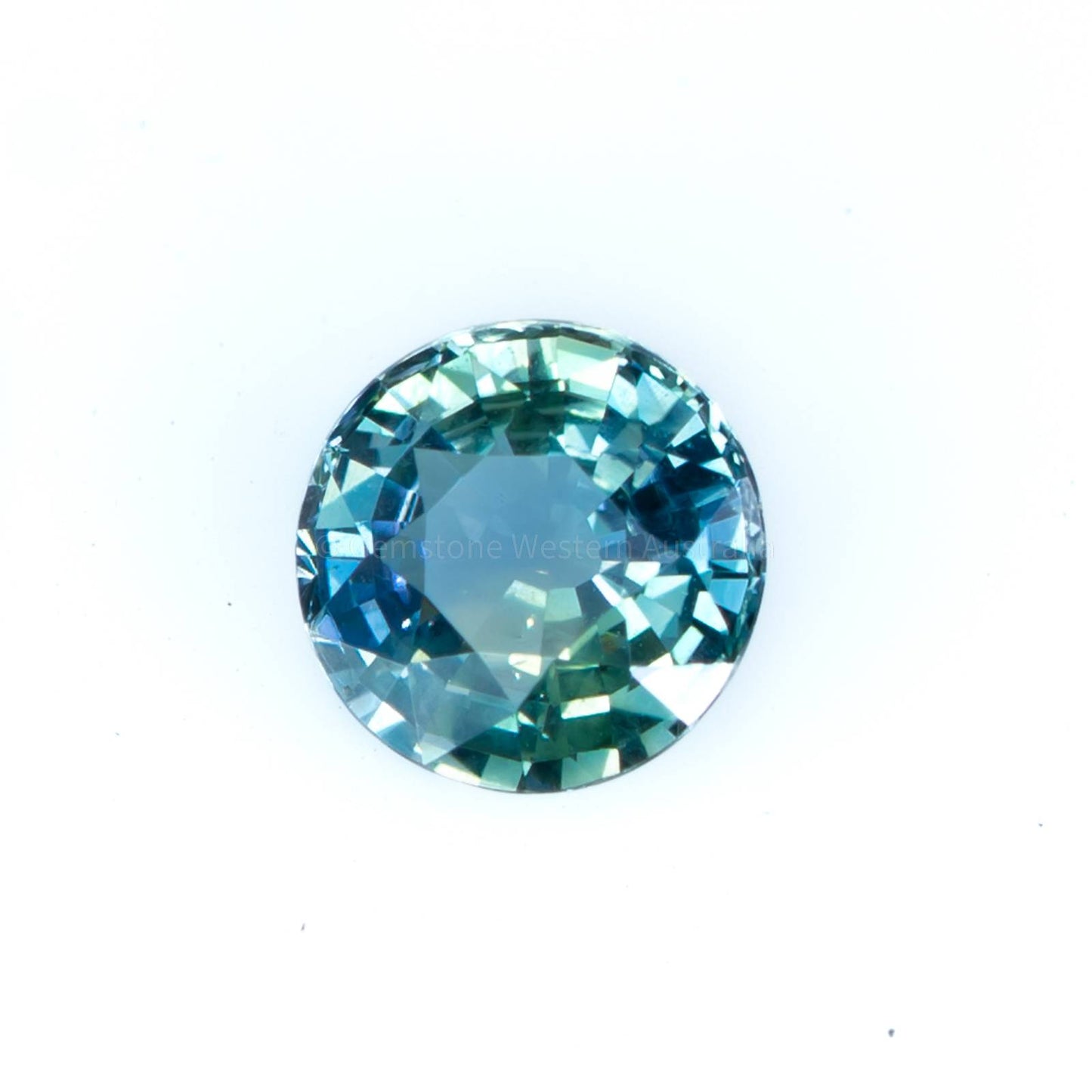 1.12  CT UNHEATED NATURAL TEAL  GREEN-BLUE SAPPHIRE   CERTIFIED