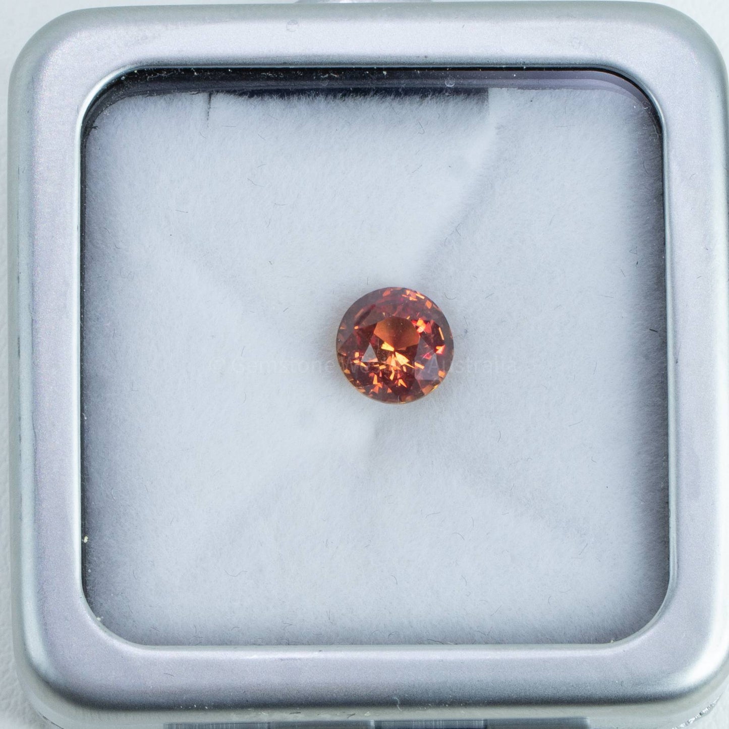 1.60 CT UNHEATED NATURAL   PADPARADSCHA ROUND MIX CUT  CERTIFIED