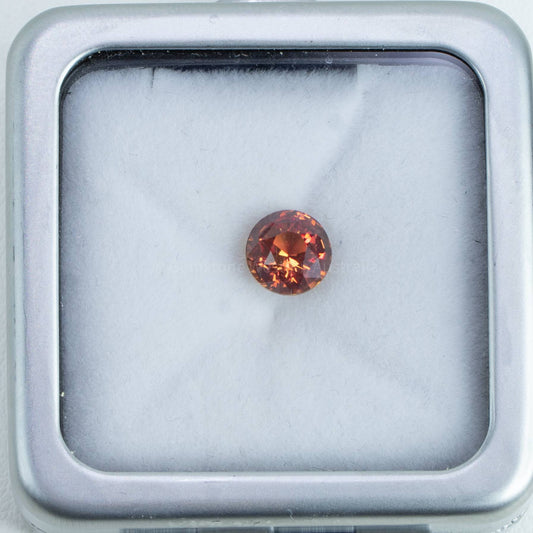 1.60 CT UNHEATED NATURAL   PADPARADSCHA ROUND MIX CUT  CERTIFIED