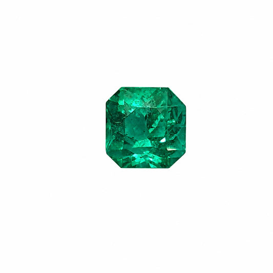 1.14 ct natural Colombian emerald, emerald cut loose gemstone