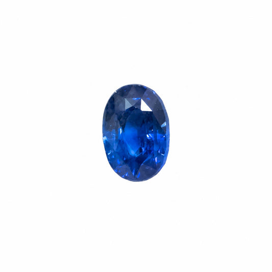 2.53 ct natural vivid royal blue sapphire, oval mixed cut