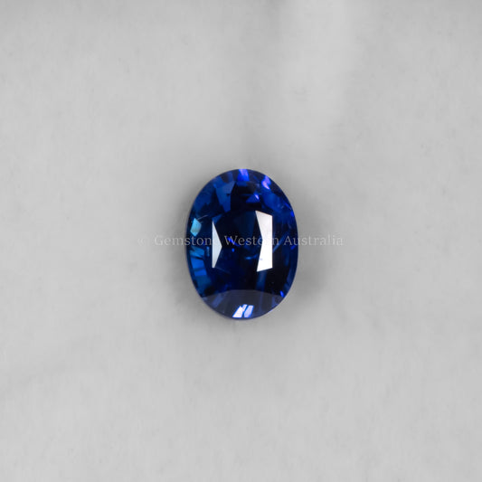 1.53 CT NATURAL HEATED BLUE SAPPHIRE - OVAL CUT