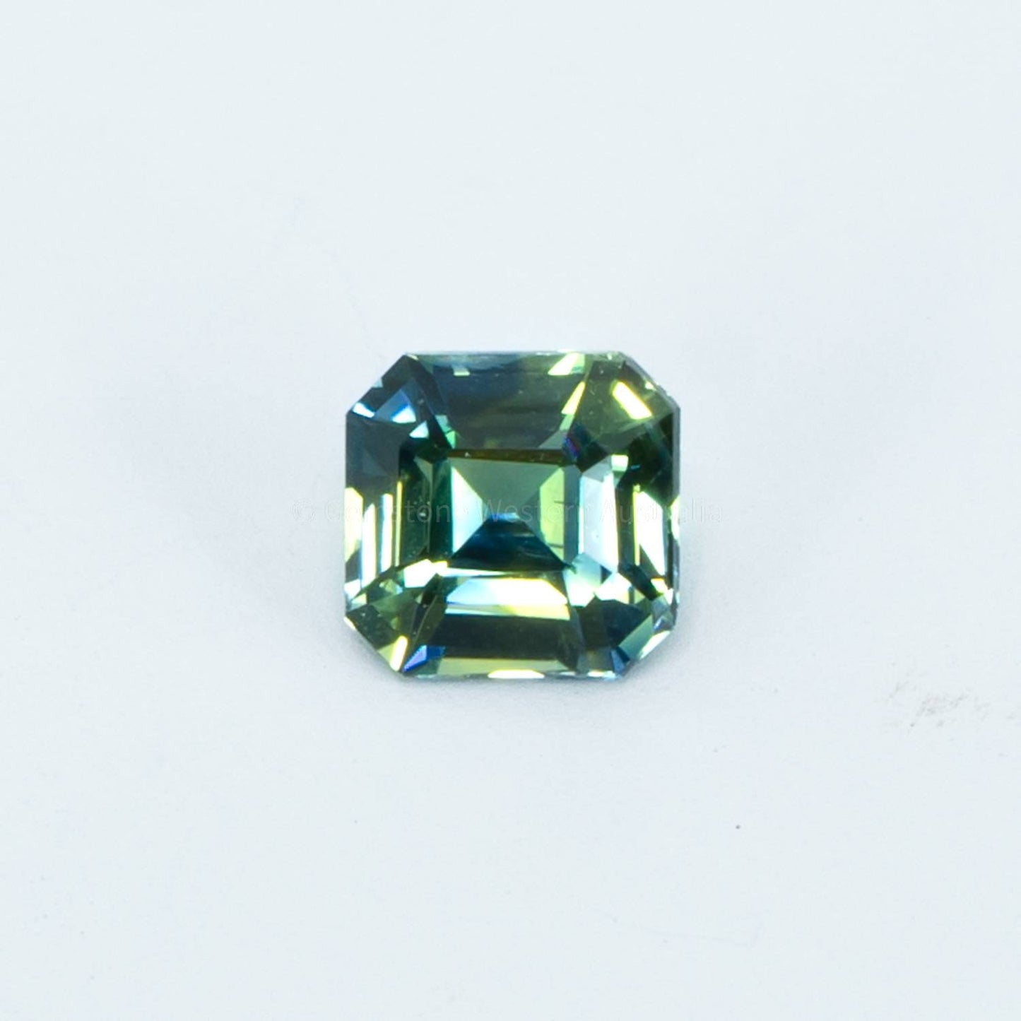 0.73 CT UNHEATED NATURAL TEAL  GREEN SAPPHIRE   CERTIFIED