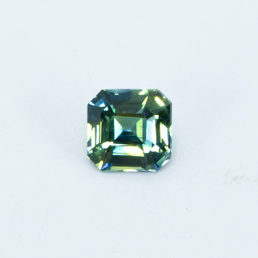 0.73 CT UNHEATED NATURAL TEAL  GREEN SAPPHIRE   CERTIFIED