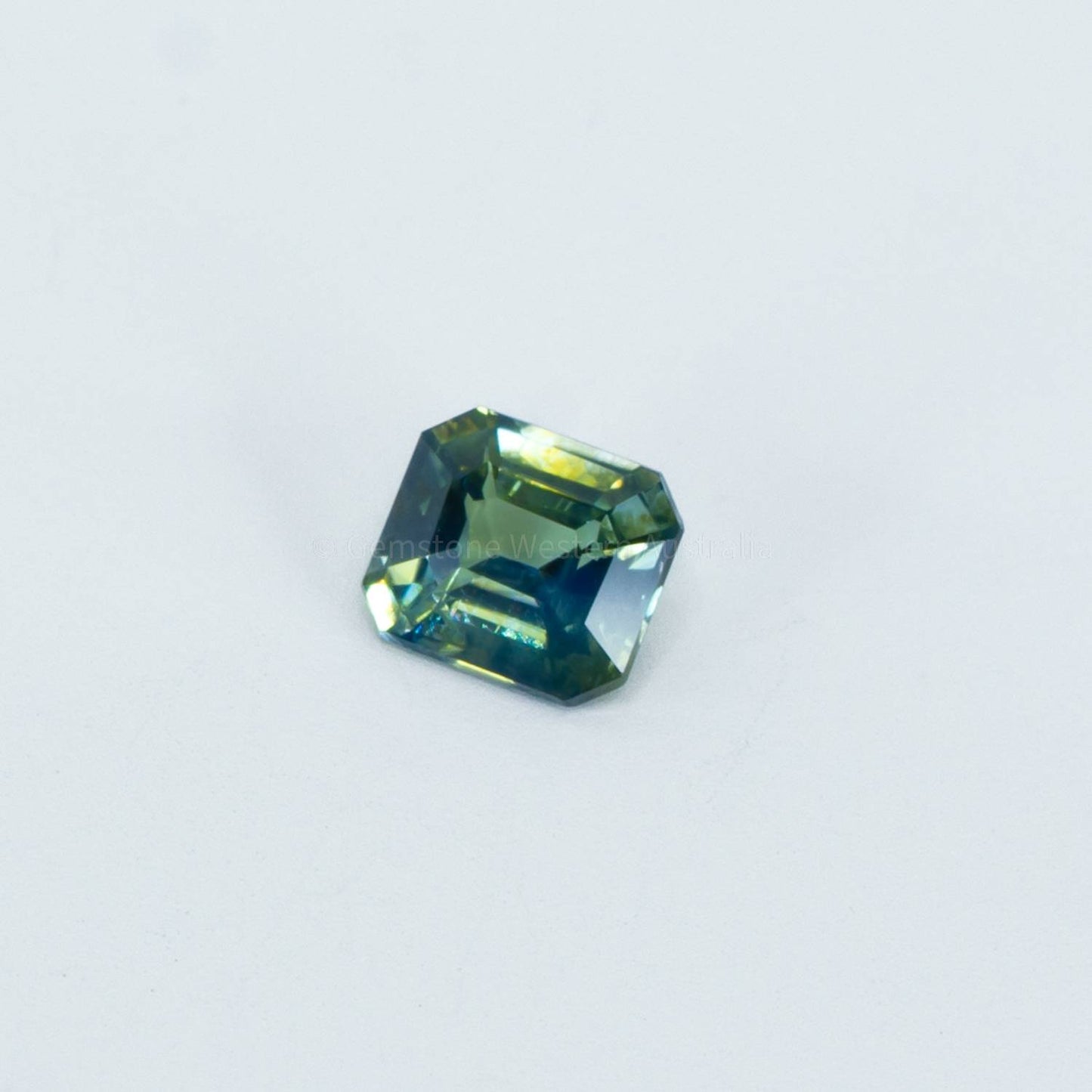 0.75 CT UNHEATED NATURAL TEAL  GREEN SAPPHIRE   CERTIFIED