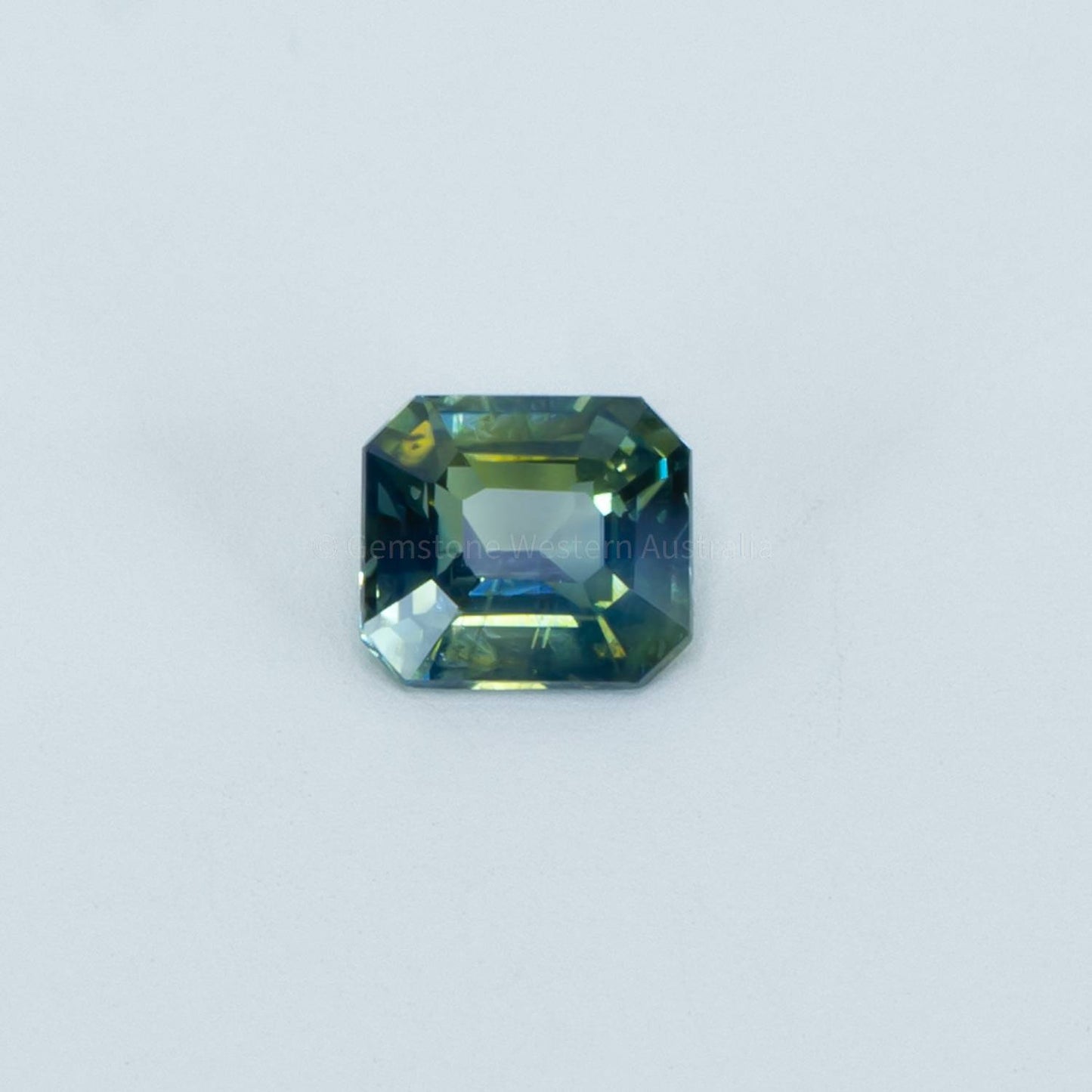 0.75 CT UNHEATED NATURAL TEAL  GREEN SAPPHIRE   CERTIFIED