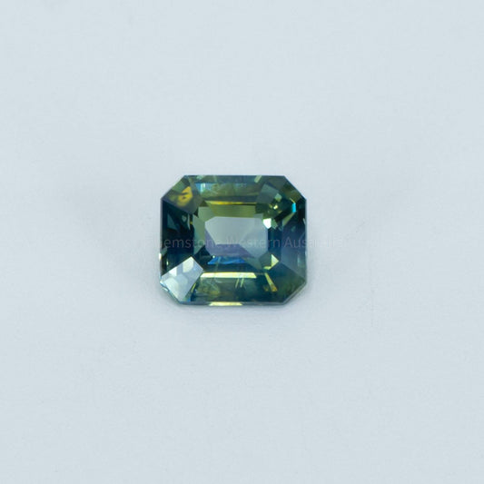 0.75 CT UNHEATED NATURAL TEAL  GREEN SAPPHIRE   CERTIFIED