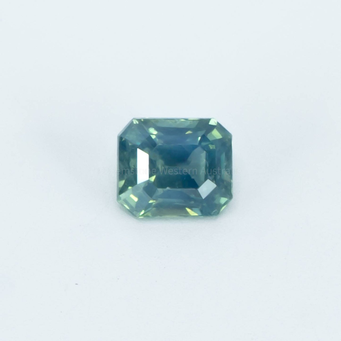 0.77 CT UNHEATED NATURAL TEAL  GREEN SAPPHIRE   CERTIFIED