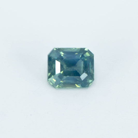 0.77 CT UNHEATED NATURAL TEAL  GREEN SAPPHIRE   CERTIFIED