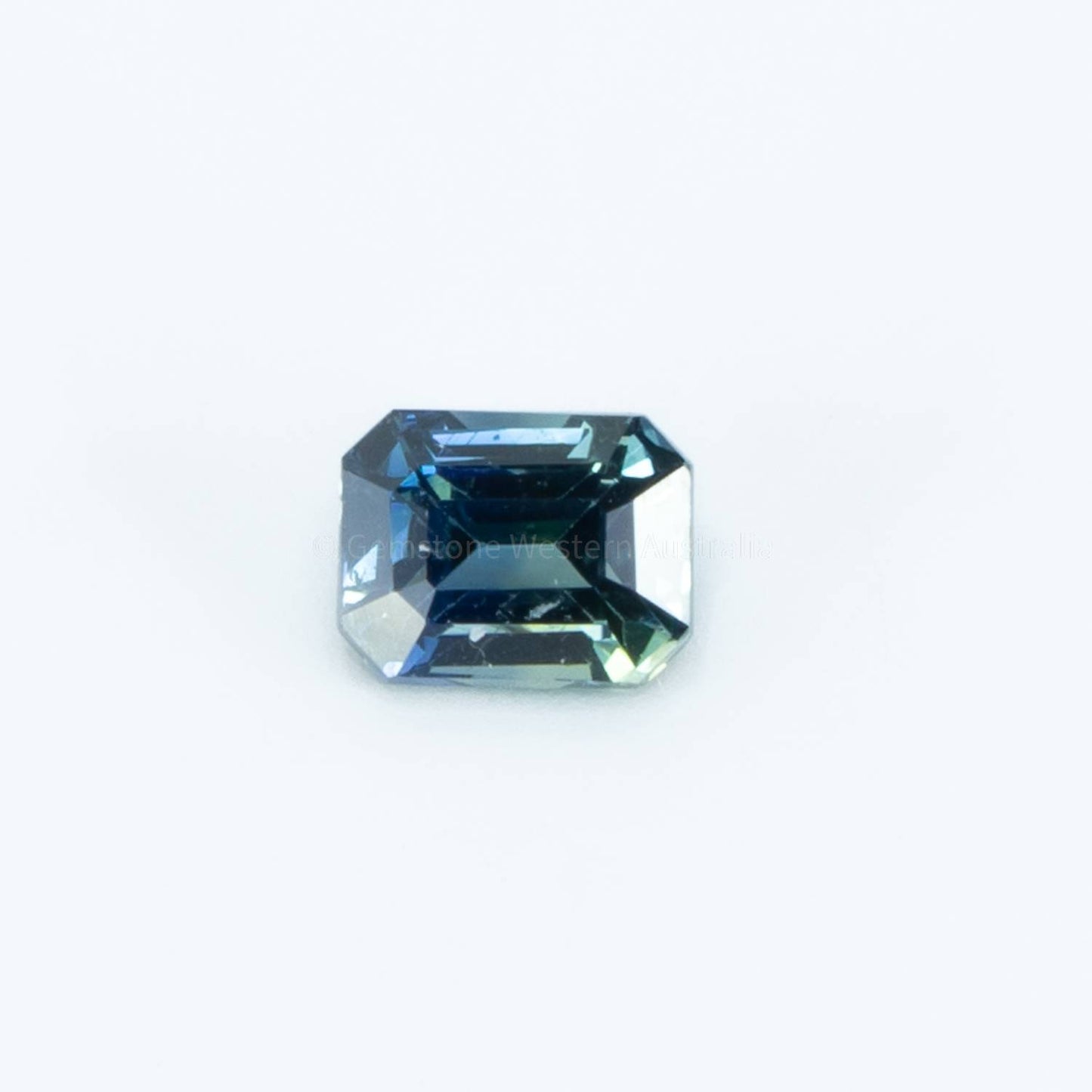 0.73 CT UNHEATED NATURAL TEAL  GREEN SAPPHIRE   CERTIFIED