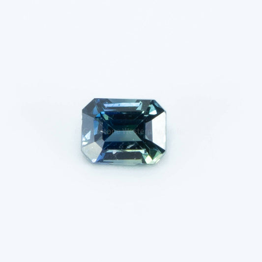 0.73 CT UNHEATED NATURAL TEAL  GREEN SAPPHIRE   CERTIFIED