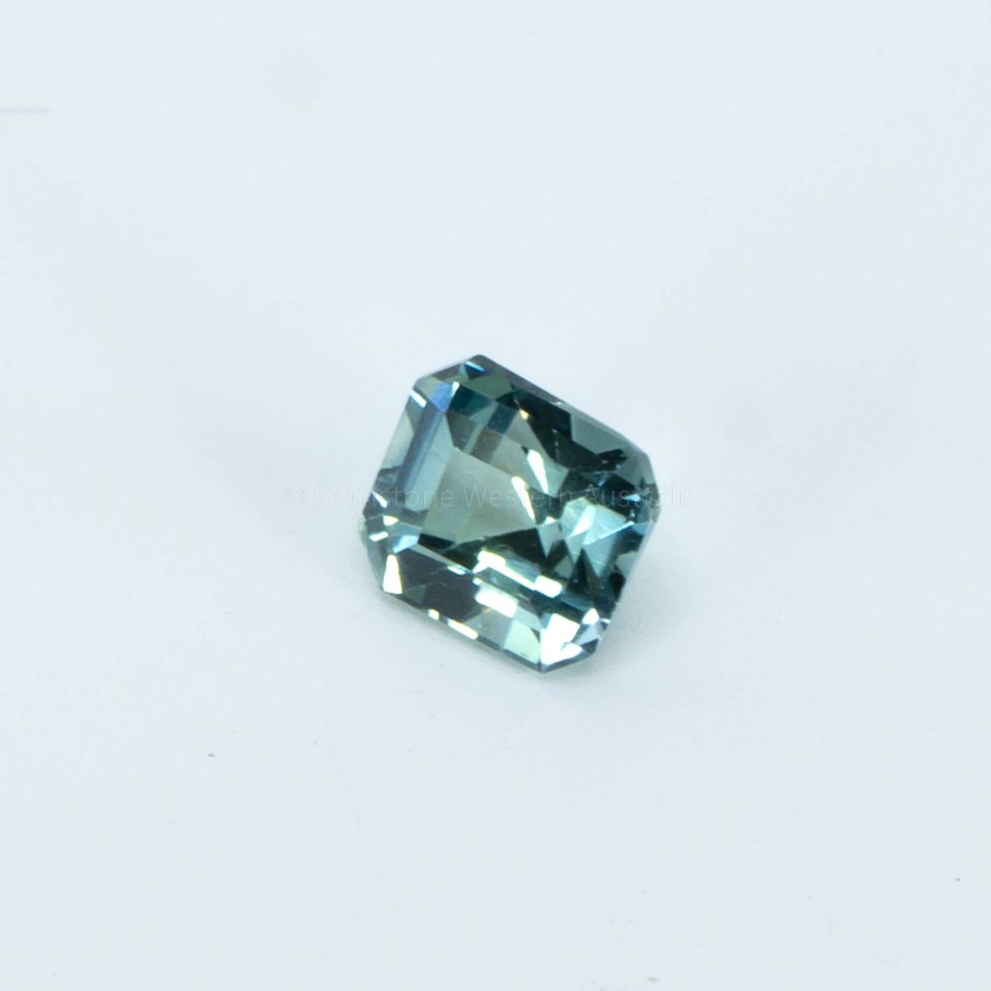 0.83 CT UNHEATED NATURAL TEAL  GREEN SAPPHIRE   CERTIFIED