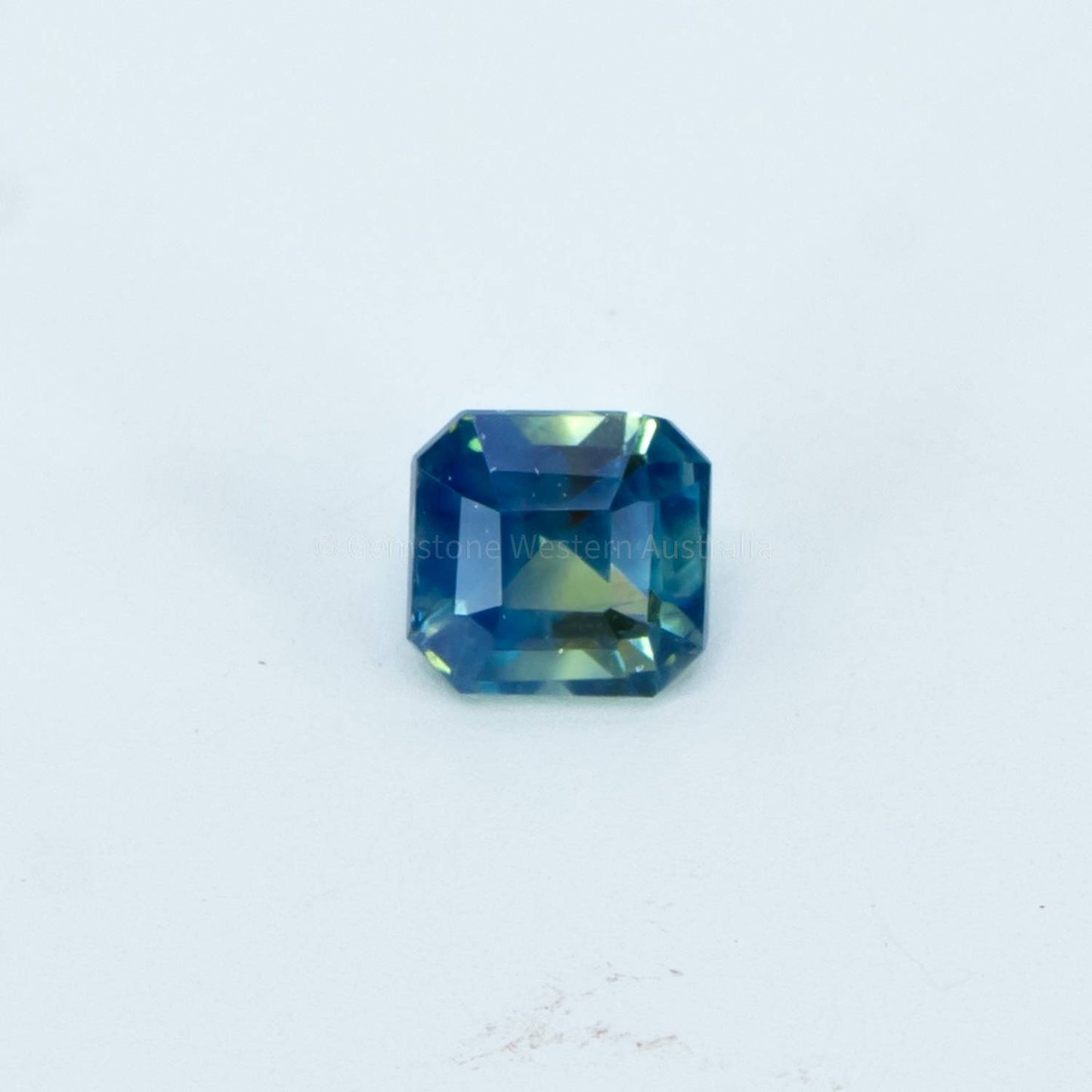 0.73 CT UNHEATED NATURAL TEAL  GREEN SAPPHIRE   CERTIFIED