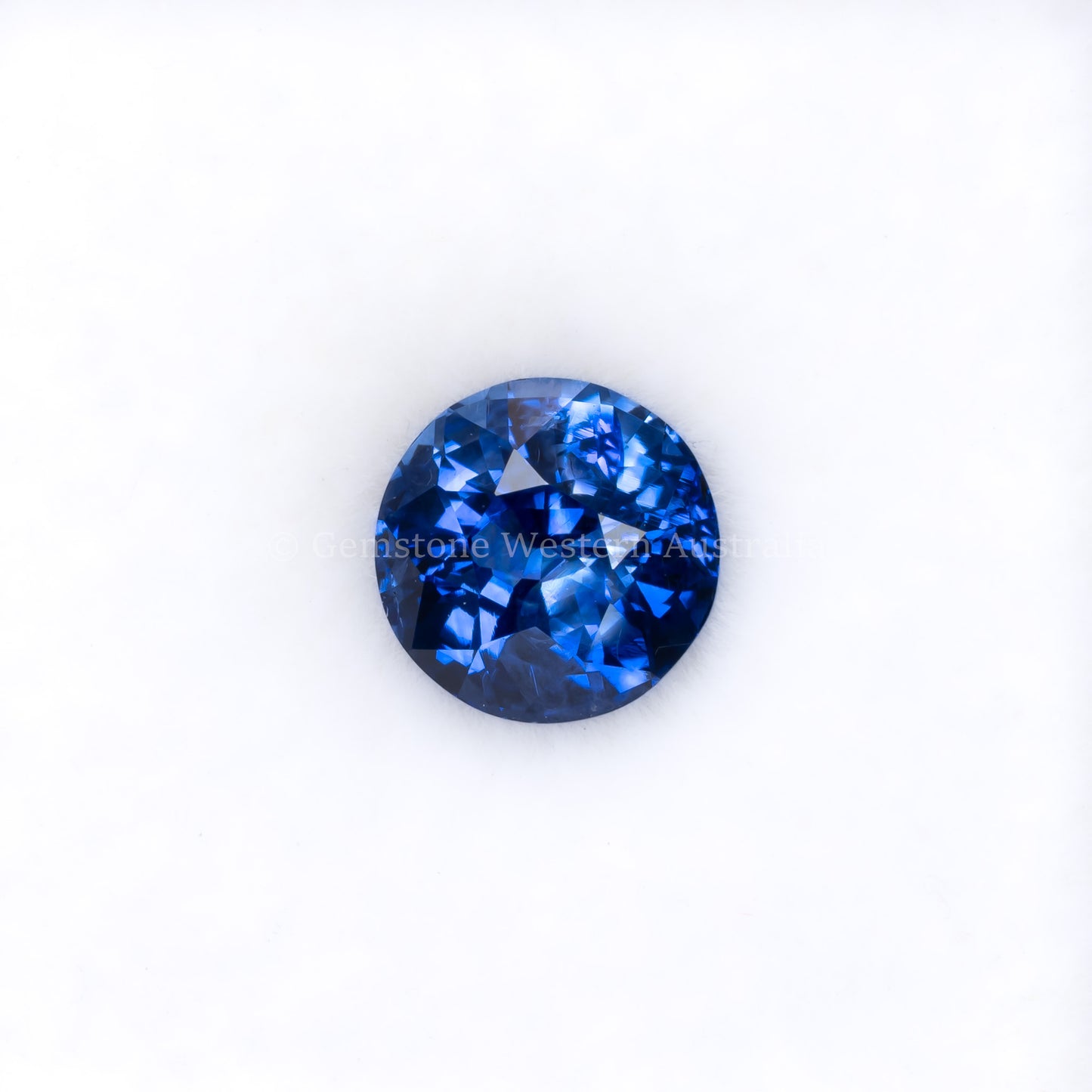 1.56 Ct Natural Heated Blue Sapphire - Round Cut