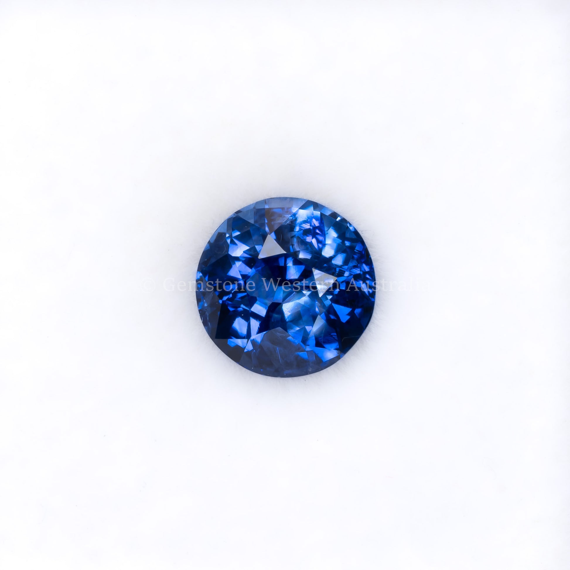 1.56 Ct Natural Heated Blue Sapphire - Round Cut