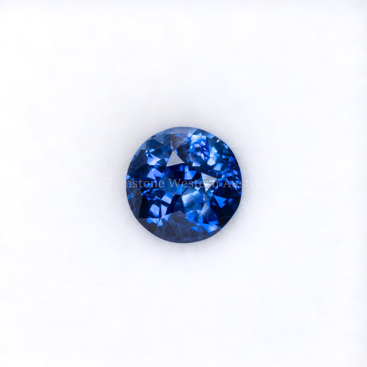 1.56 Ct Natural Heated Blue Sapphire - Round Cut