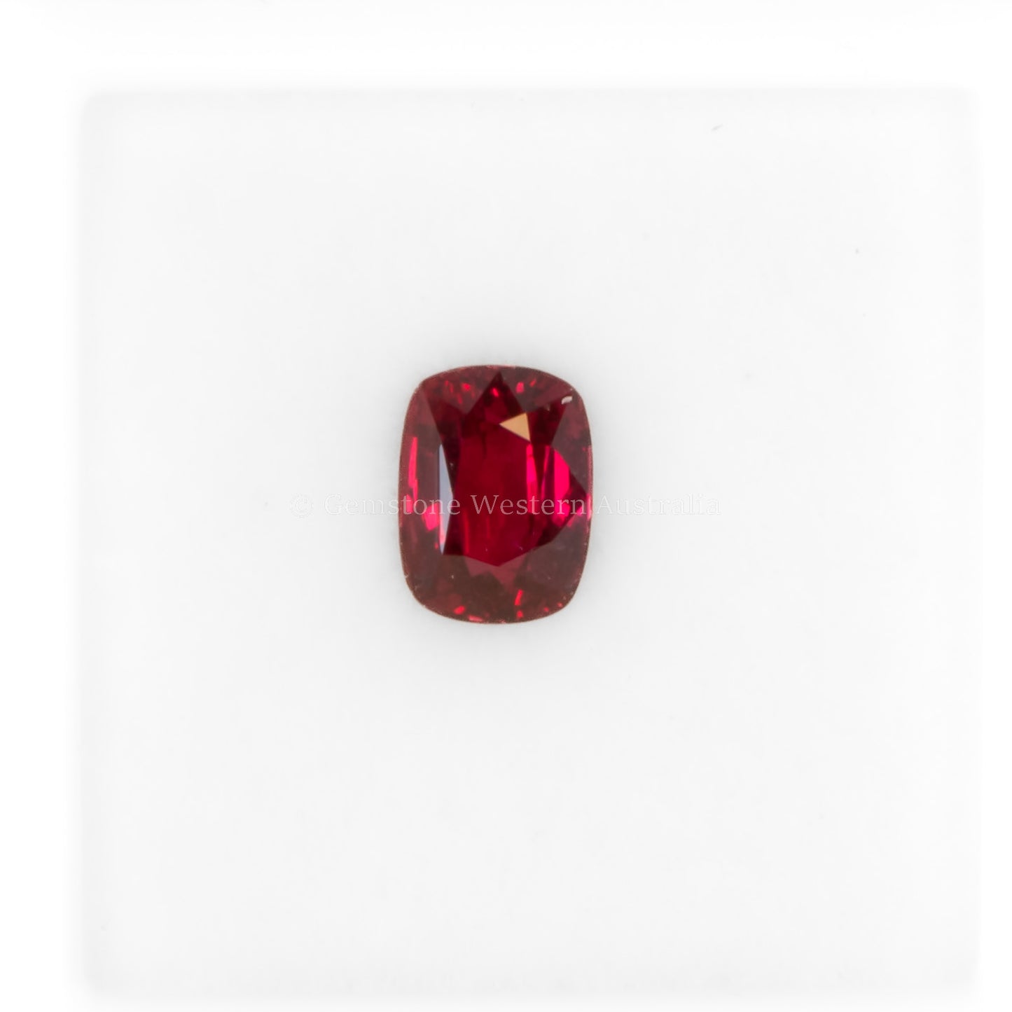1.09 CT NATURAL UNHEATED RUBY - RECTANGULAR CUSHION CUT