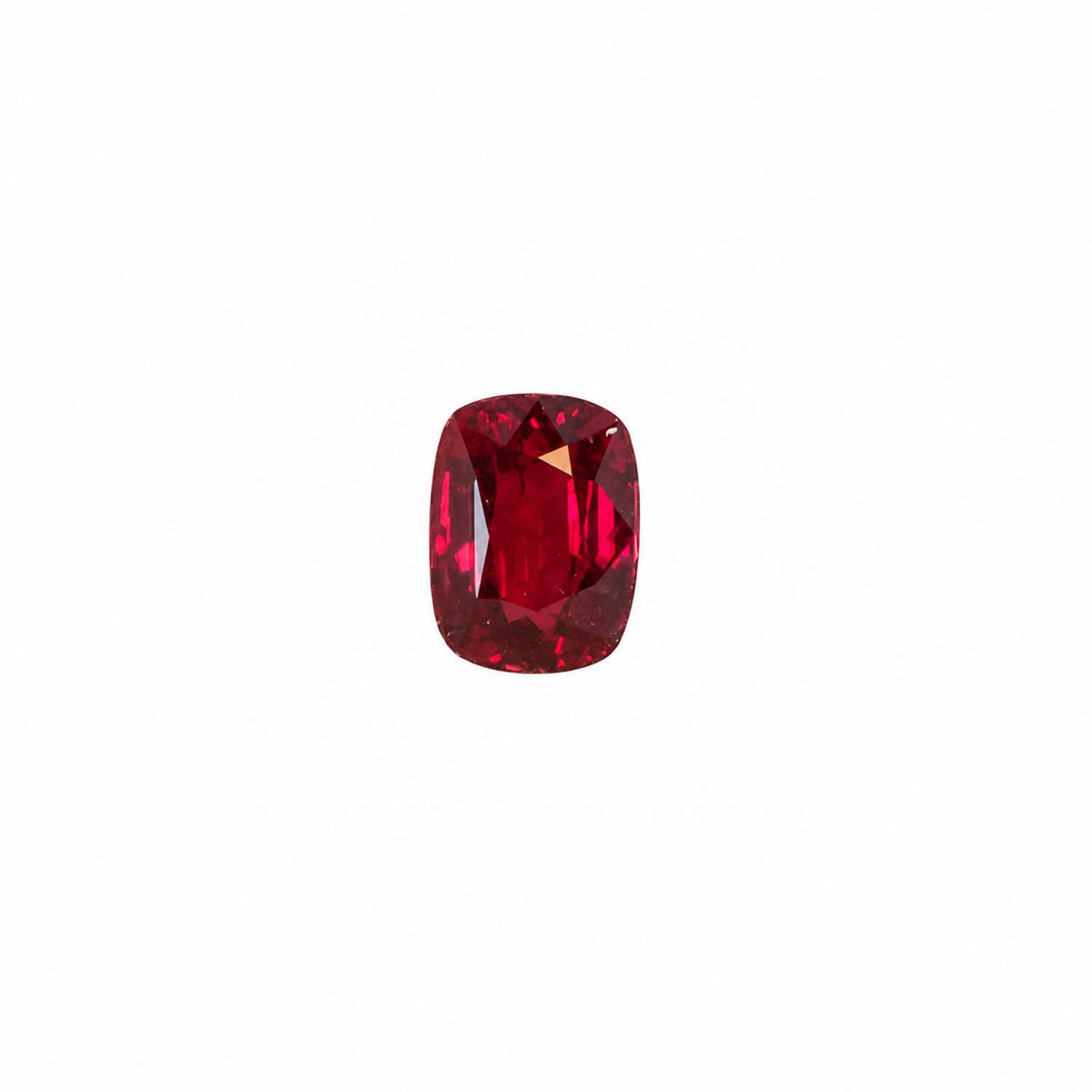 1.09 ct natural unheated ruby, rectangular cushion cut, second view