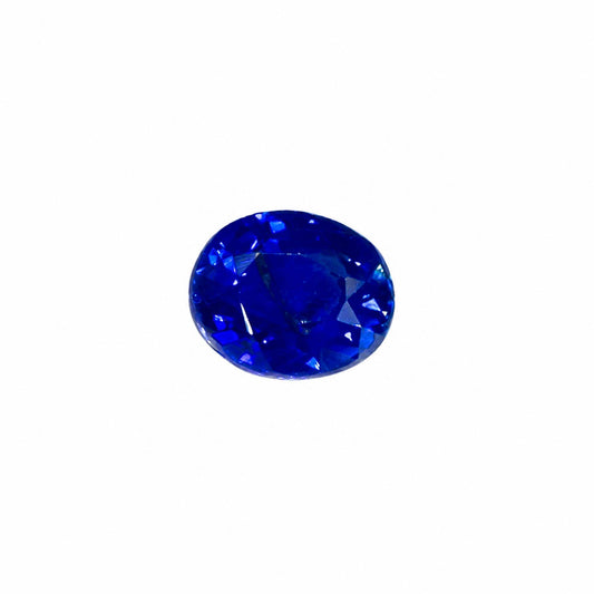 1.55 ct natural unheated royal blue sapphire, oval cut