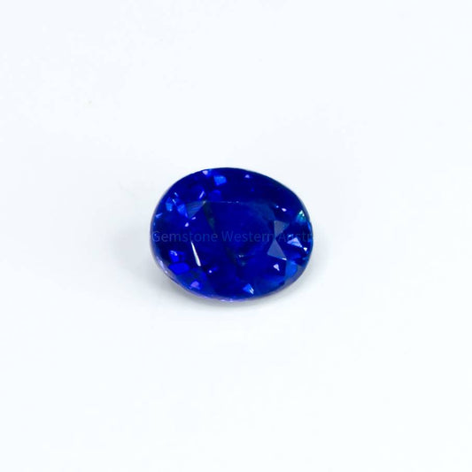 1.55 CT NATURAL   ROYAL  BLUE OVAL SAPPHIRE  UNHEATED