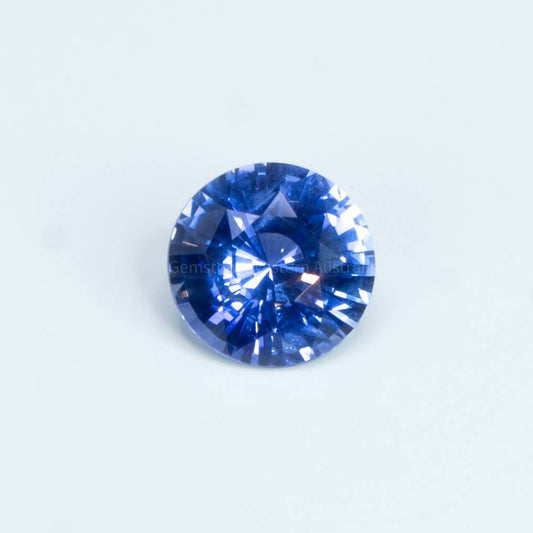 3.33 CT NATURAL   CORNFLOWER  BLUE SAPPHIRE ROUND CUT