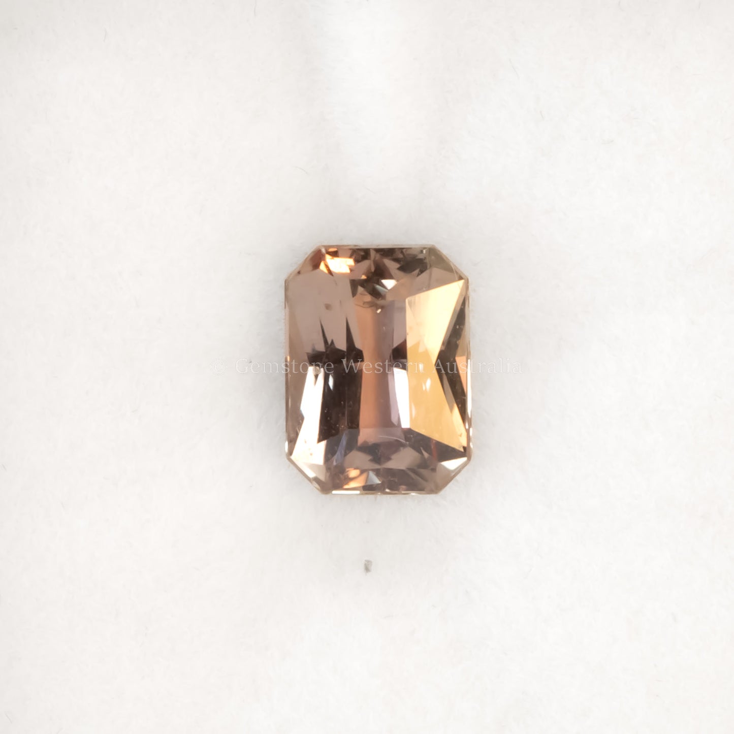 2.07 CT NATURAL UNHEATED BROWN PINK SAPPHIRE - RADIANT CUT