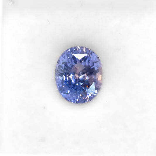 2.60 CT NATURAL UNHEATED BLUE SAPPHIRE - OVAL CUT