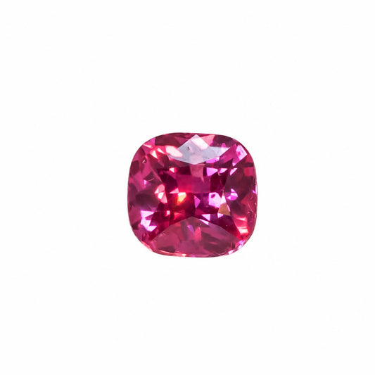 1.25 ct natural unheated pink sapphire, cushion cut