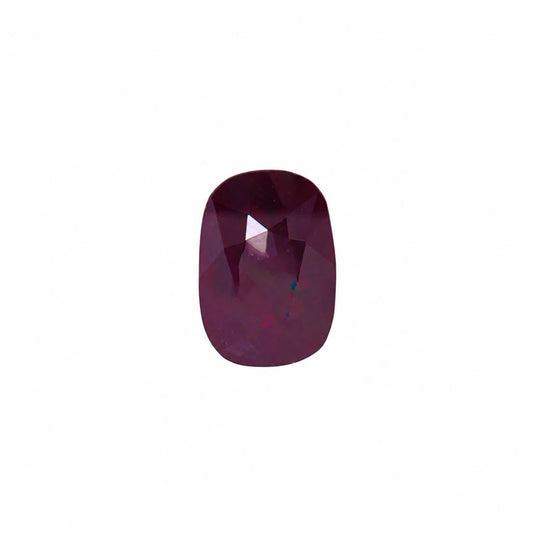 2.01 ct natural unheated ruby, rectangular cushion cut