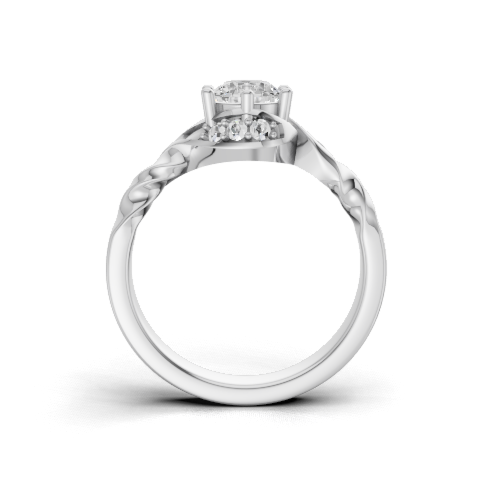 Celestial Vine Side Stone Ring