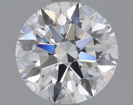 1 Carat D VS1 Round Diamond Engagement Ring in Platinum GIA certified