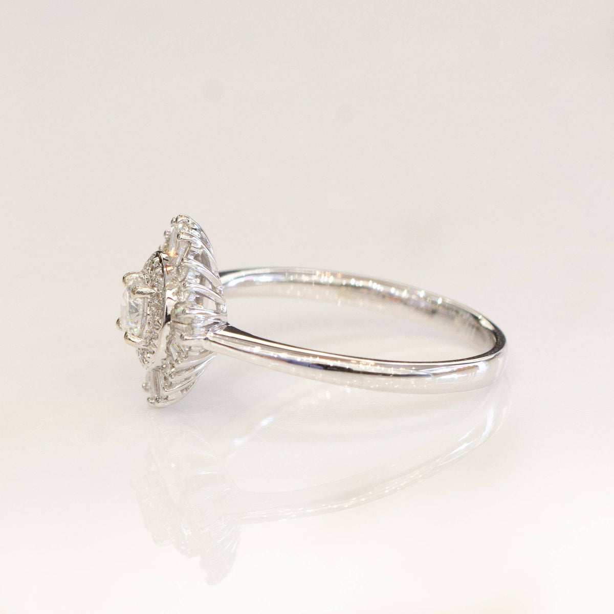 Diamond Engagement Ring Gatsby 0.61ct 18K White Gold