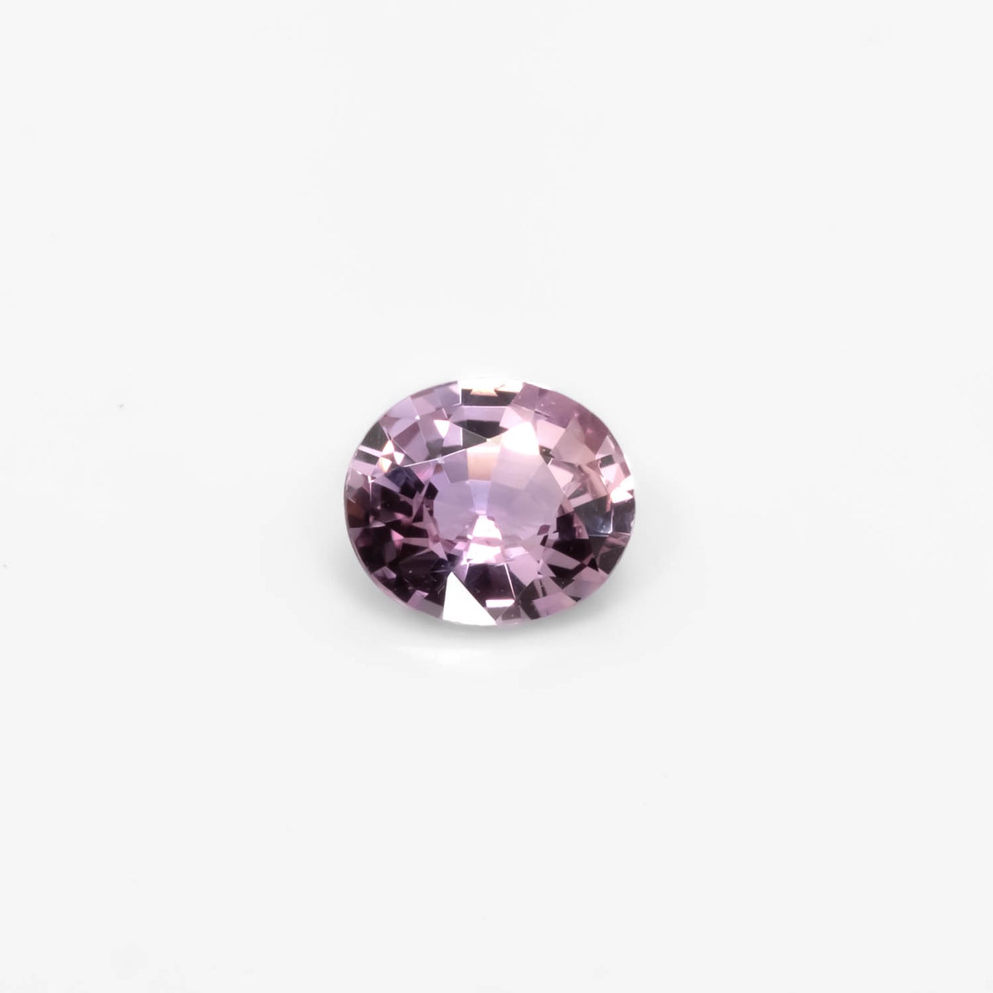 front view of 1.22CT Natural Unheated Pink Sapphire – Oval Mixed Cut Loose Gemstone